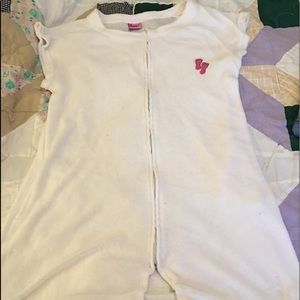 COPY - White terry beach cover up